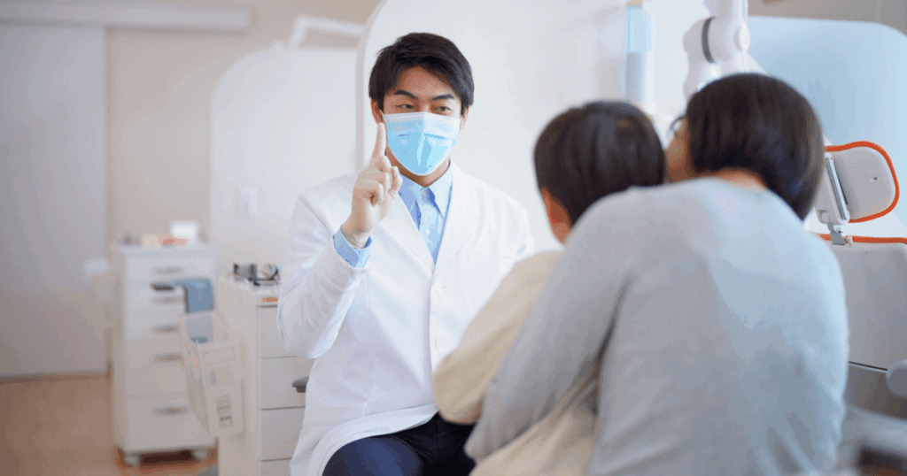 障がい者歯科で子どもが安心して診療を受ける様子